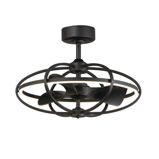Maxim 61001 Corona Fan 28" Ceiling Fan with LED Fandelight - Black