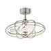 Maxim 61001 Corona Fan 28" Ceiling Fan with LED Fandelight - Satin Nickel