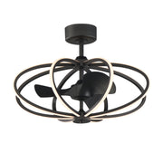 Maxim 61005 Solstice 34" Ceiling Fan with LED Fandelight - Black