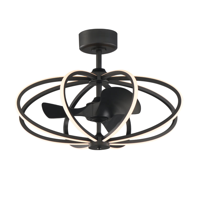 Maxim 61005 Solstice 34" Ceiling Fan with LED Fandelight - Black