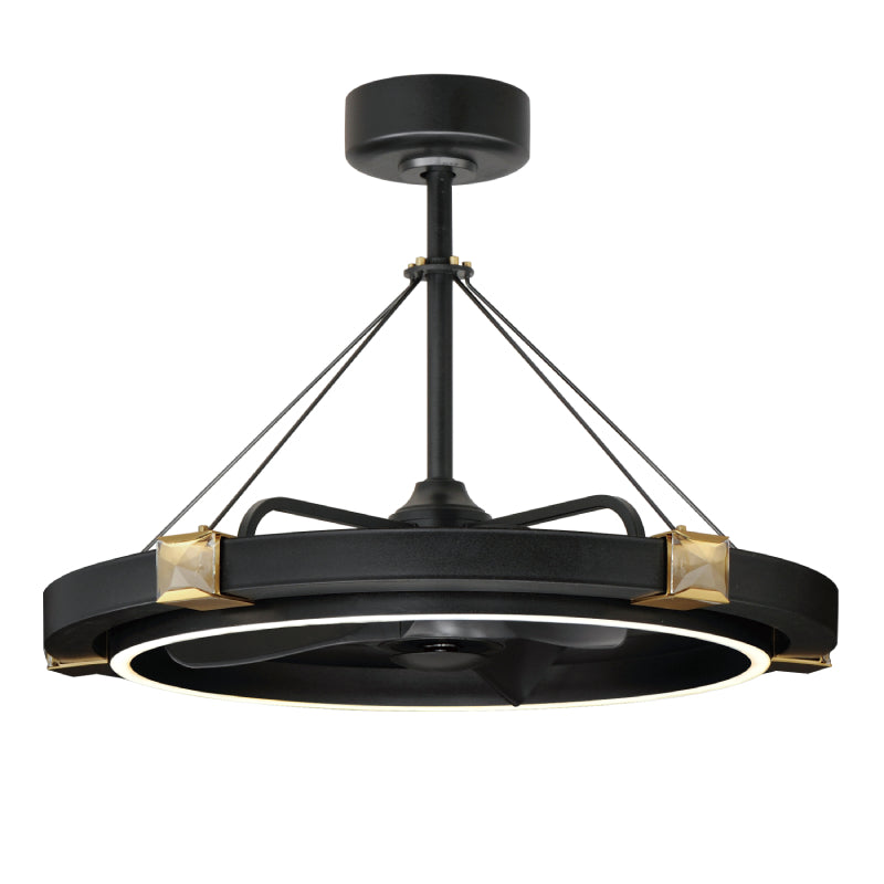 Maxim 61019 Jewel 33" Wifi-Enabled Ceiling Fan with LED Light