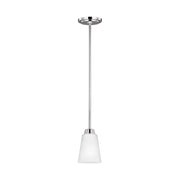 Generation 6115201 Kerrville 1-lt 4" Mini Pendant - Chrome