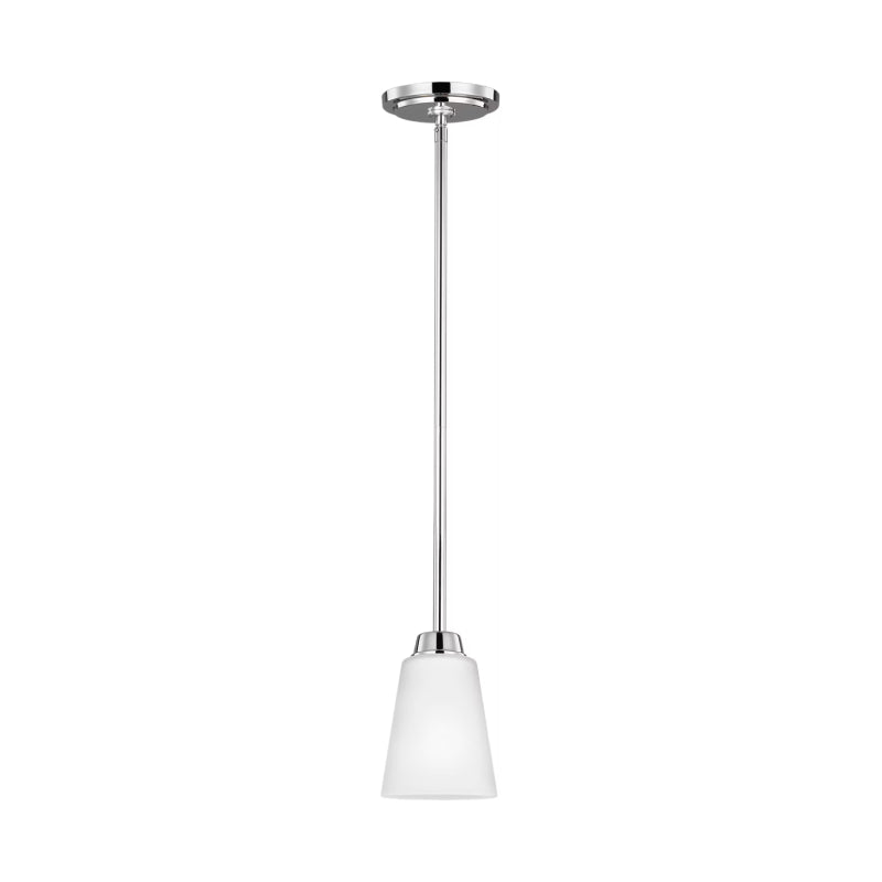 Generation 6115201 Kerrville 1-lt 4" Mini Pendant - Chrome