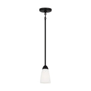 Generation 6120201 Seville 1-lt 4" Pendant - Midnight Black