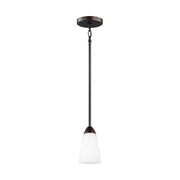 Generation 6120201EN3 Seville 1-lt 4" LED Pendant - Bronze