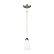Generation 6120201 Seville 1-lt 4" Pendant - Brushed Nickel