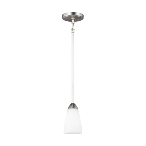 Generation 6120201EN3 Seville 1-lt 4" LED Pendant - Brushed Nickel