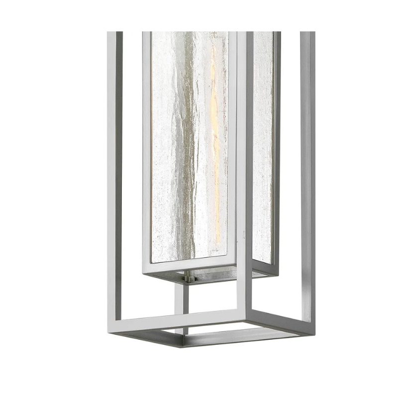 Hinkley 1006 Republic 1-lt 9" LED Hanging Lantern - Satin Nickel