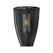 Hinkley 10380 Luca 1-lt 12" Tall LED Outdoor Wall Sconce - Black