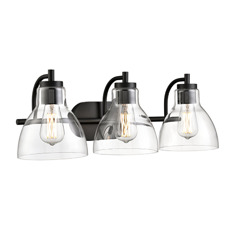 Millennium 6203 Knightsdale 3-lt 25" Vanity Light - Matte Black