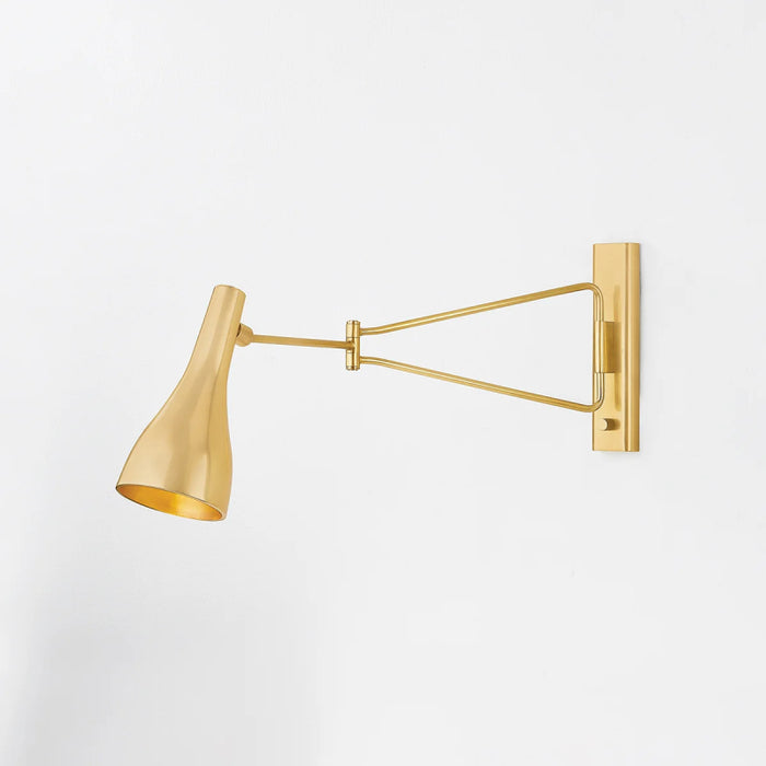 Hudson Valley 6216 Northford 1-lt 14" Tall LED Wall Sconce - Aged Brass