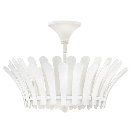 Hinkley 47693 Reina 3-lt 20" LED Semi-Flush Mount - Textured Plaster