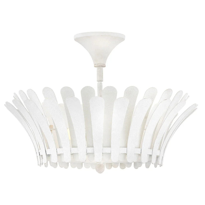 Hinkley 47693 Reina 3-lt 20" LED Semi-Flush Mount - Textured Plaster