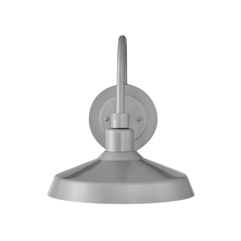 Hinkley 12075 Forge 1-lt 13" Tall LED Outdoor Barn Light - Antique Brushed Aluminum