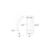 WAC 6311 Slide 15" Tall LED Path Light
