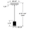 Access 63139 Port Nine Stark 1-lt 2" LED Pendant