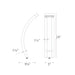 WAC 6321 Slide 24" Tall LED Path Light