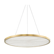 Hudson Valley 6336 Eastport 1-lt 36" Chandelier-Aged Brass