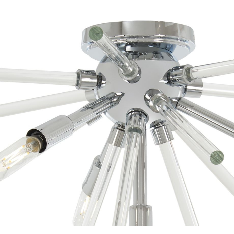 George Kovacs P1799 Spiked 4-lt 20" Flush Mount