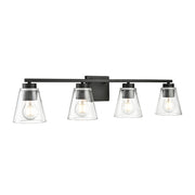 Millennium 64004 Strayhan 4-lt 31" Vanity Light - Matte Black