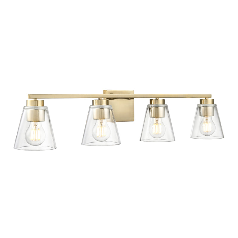 Millennium 64004 Strayhan 4-lt 31" Vanity Light - Modern Gold