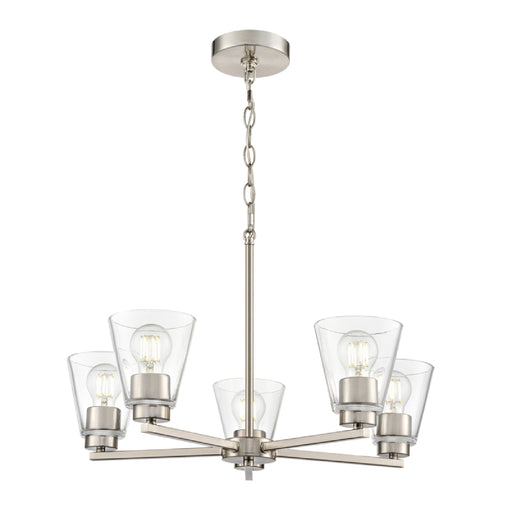 Millennium 64105 Strayhan 5-lt 24" Chandelier - Brushed Nickel