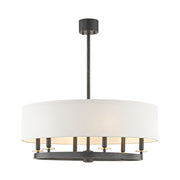 Hudson Valley 6530 Durham 6-lt 31" Chandelier-Aged Brass/Old Bronze
