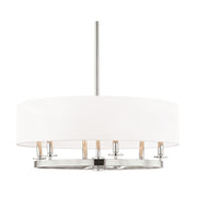 Hudson Valley 6530 Durham 6-lt 31" Chandelier-Polished Nickel
