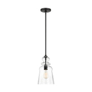 Generation 6536901 Kea 1-lt 7" Pendant - Midnight Black