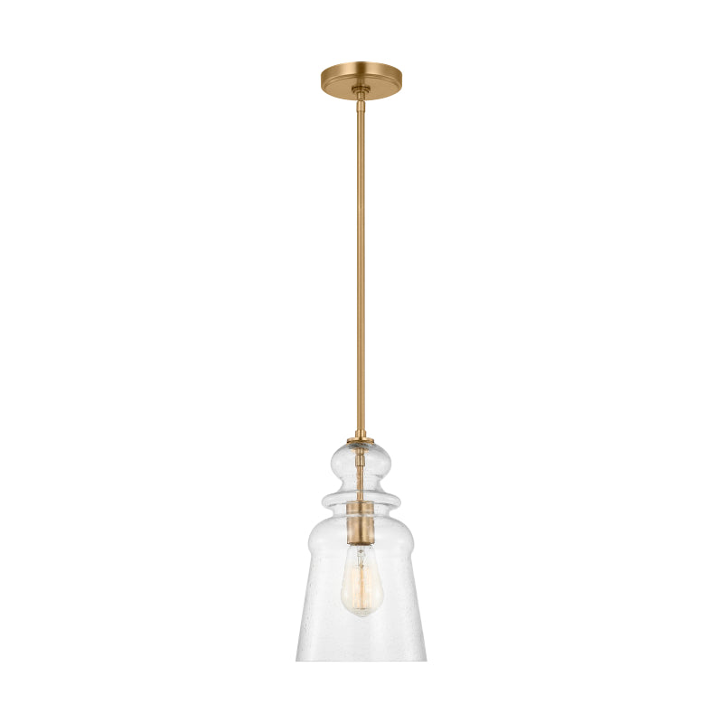 Generation 6536901 Kea 1-lt 7" Pendant - Satin Brass