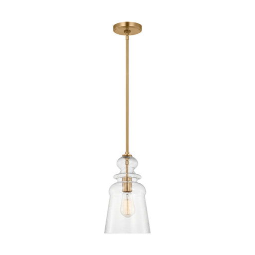 Generation 6536901 Kea 1-lt 7" Pendant - Satin Brass