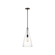 Generation 6537001EN7 Arilda 1-lt 9" LED Pendant - Bronze