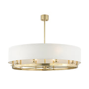 Hudson Valley 6542 Durham 10-lt 42" Chandelier-Aged Brass