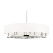 Hudson Valley 6542 Durham 10-lt 42" Chandelier-Polished Nickel