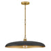 Hinkley 48165 Sadie 1-lt 24" LED Chandelier - Lacquered Brass/Black