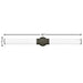Hinkley 51154 Facet 2-lt 40" LED Vanity