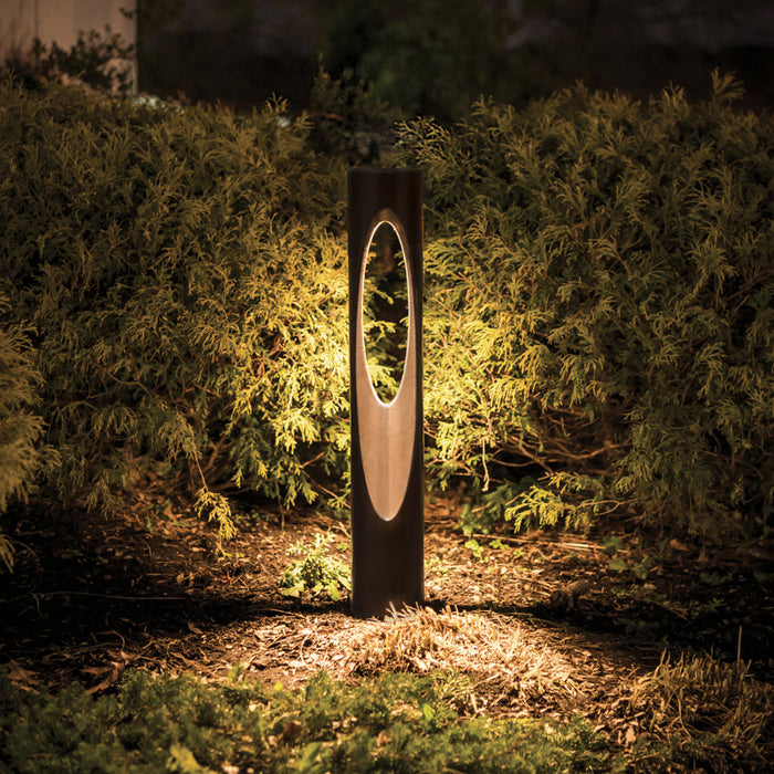 WAC 6611 Scoop 1-lt 30" Tall LED Bollard, 9-15V