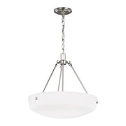 Generation 6615203 Kerrville 3-lt 19" Pendant - Brushed Nickel