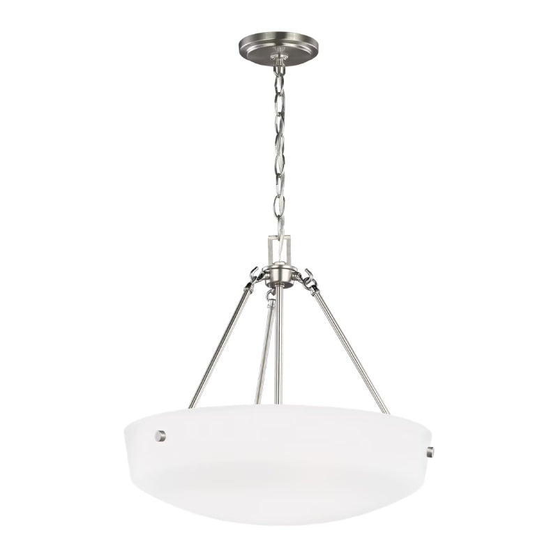 Generation 6615203 Kerrville 3-lt 19" Pendant - Brushed Nickel