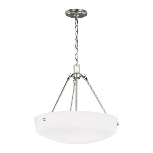 Generation 6615203 Kerrville 3-lt 19" Pendant - Brushed Nickel