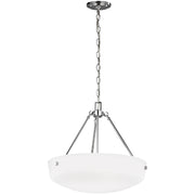 Generation 6615203EN3 Kerrville 3-lt 19" LED Pendant - Chrome