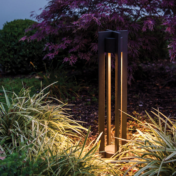 WAC 6631 Chamber 1-lt 30" Tall LED Bollard, 9-15V