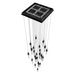 Avenue Lighting HF1904 Aspen 25-lt 28" LED Pendant - Black/Bubbled