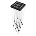 Avenue Lighting HF1904 Aspen 25-lt 28" LED Pendant - Black/Clear