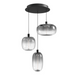 Avenue Lighting HF9173 Monaco 3-lt 12" LED Pendant