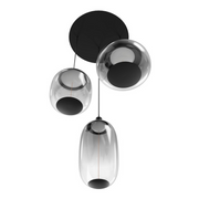 Avenue Lighting HF9173 Monaco 3-lt 12" LED Pendant