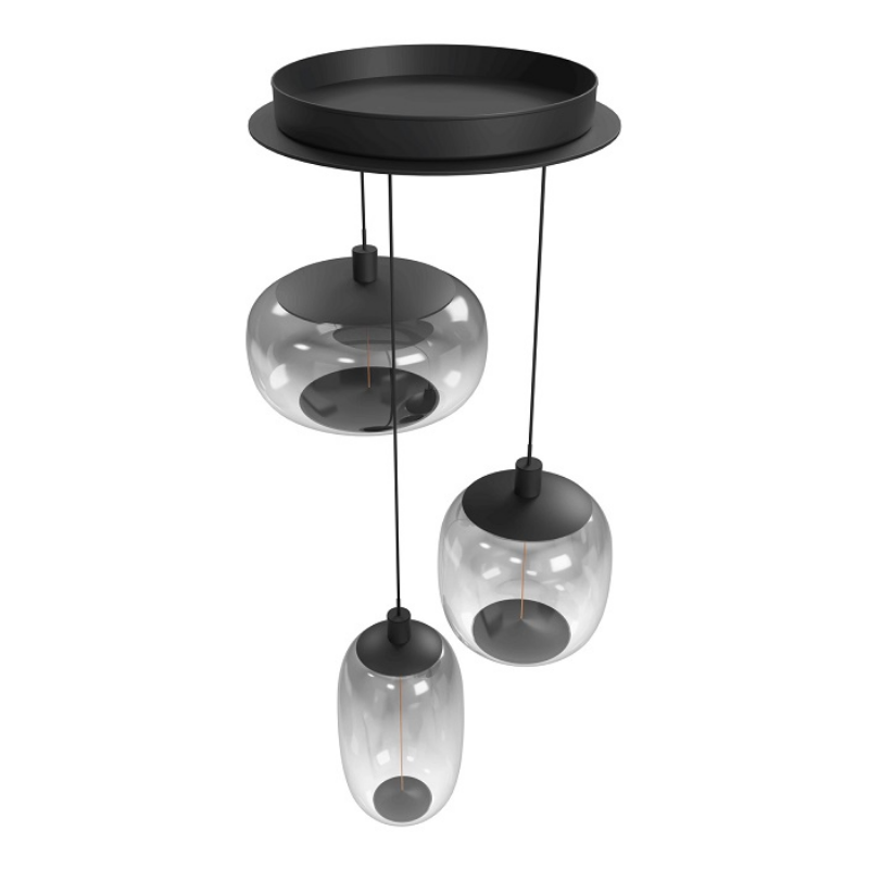 Avenue Lighting HF9173 Monaco 3-lt 12" LED Pendant