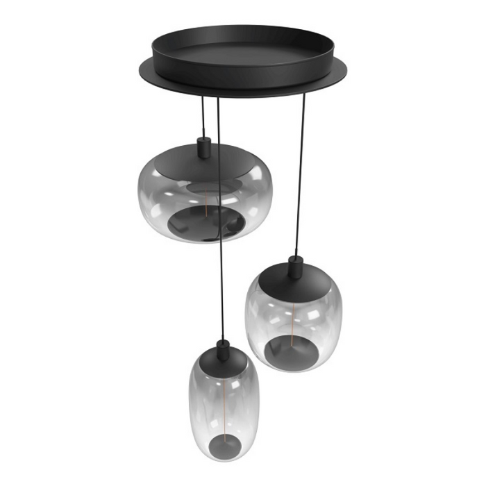 Avenue Lighting HF9173 Monaco 3-lt 12" LED Pendant