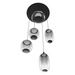Avenue Lighting HF9175 Monaco 5-lt 20" LED Pendant