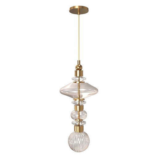 Avenue Lighting HF7900 Avra 1-lt 9" LED Pendant - Aged Brass